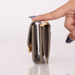 Celine Pebble Triomphe Compact Short Wallet W/ Coin Pouch - FashioNica