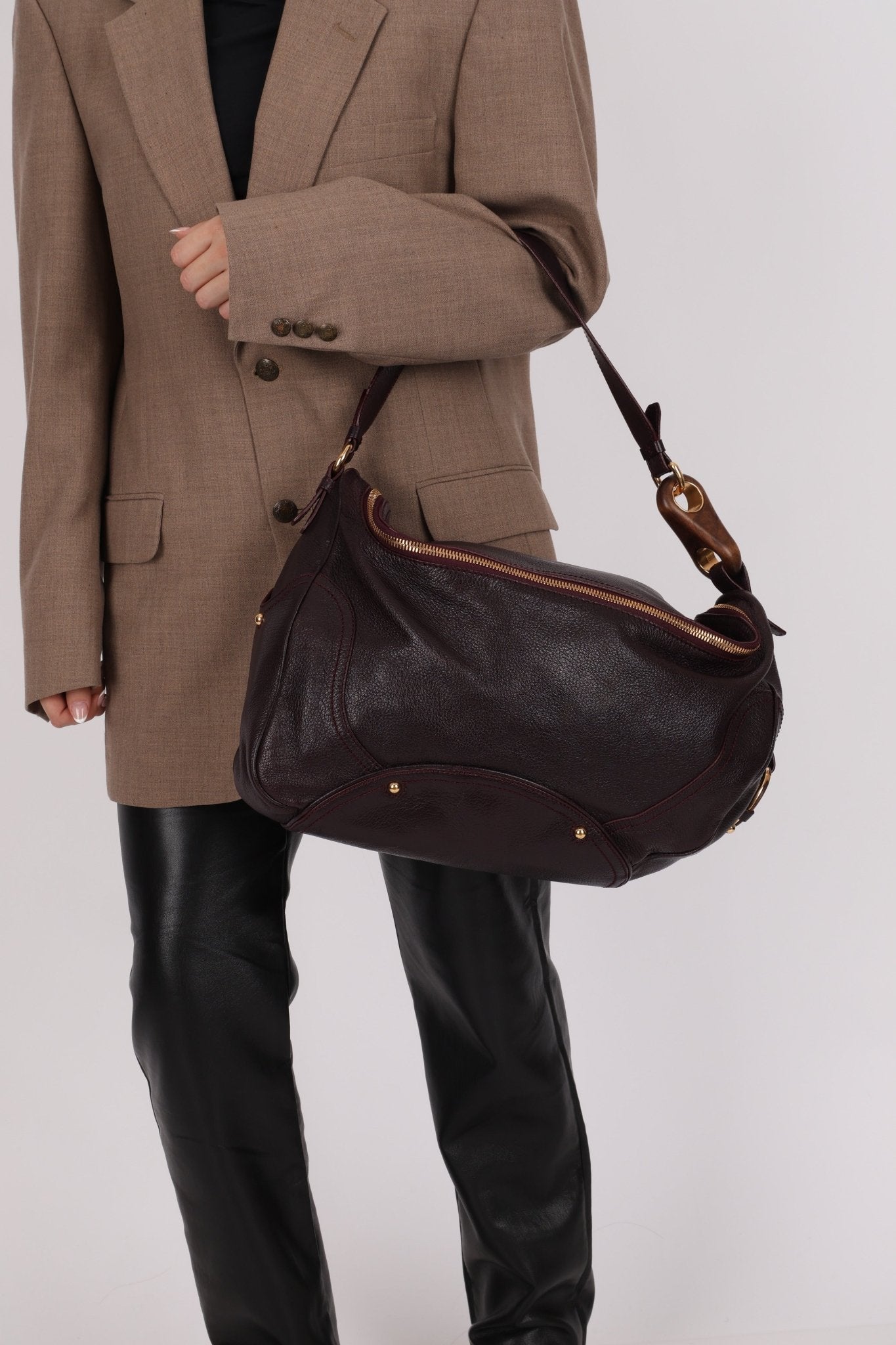 Celine Plum Large Bittersweet Shoulder Bag - FashioNica