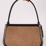 Celine Ponyhair Patent Trimmed Donna Bag - FashioNica