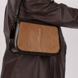 Celine Ponyhair Patent Trimmed Donna Bag - FashioNica
