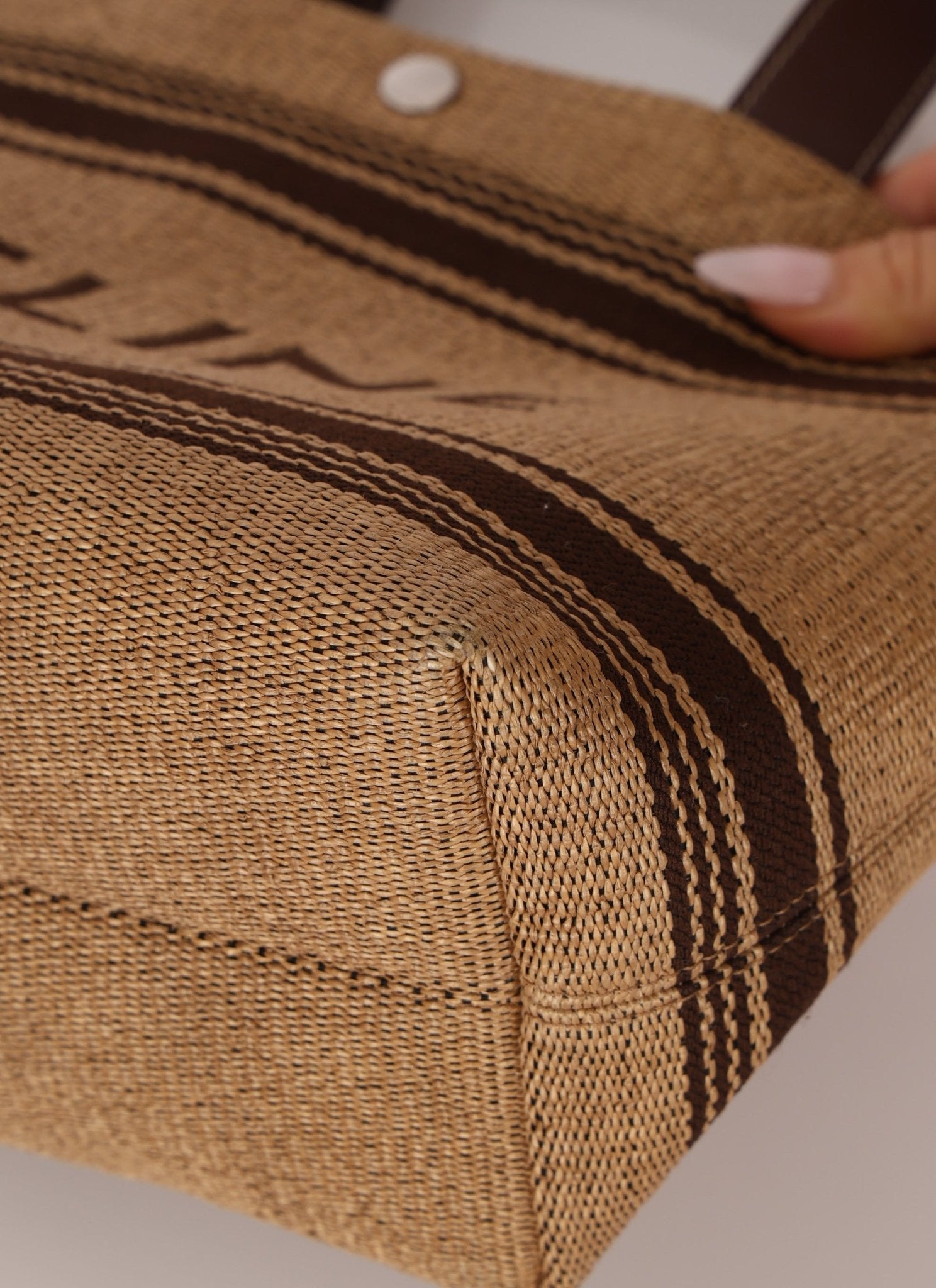 Celine Raffia Cabas Mini Tote - FashioNica