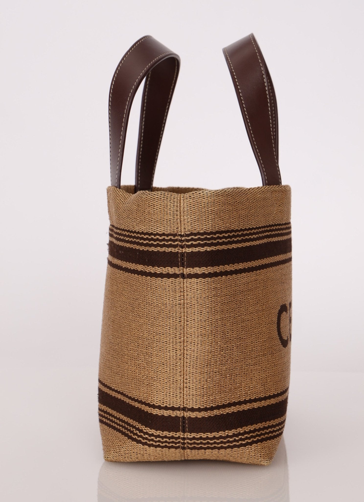 Celine Raffia Cabas Mini Tote - FashioNica
