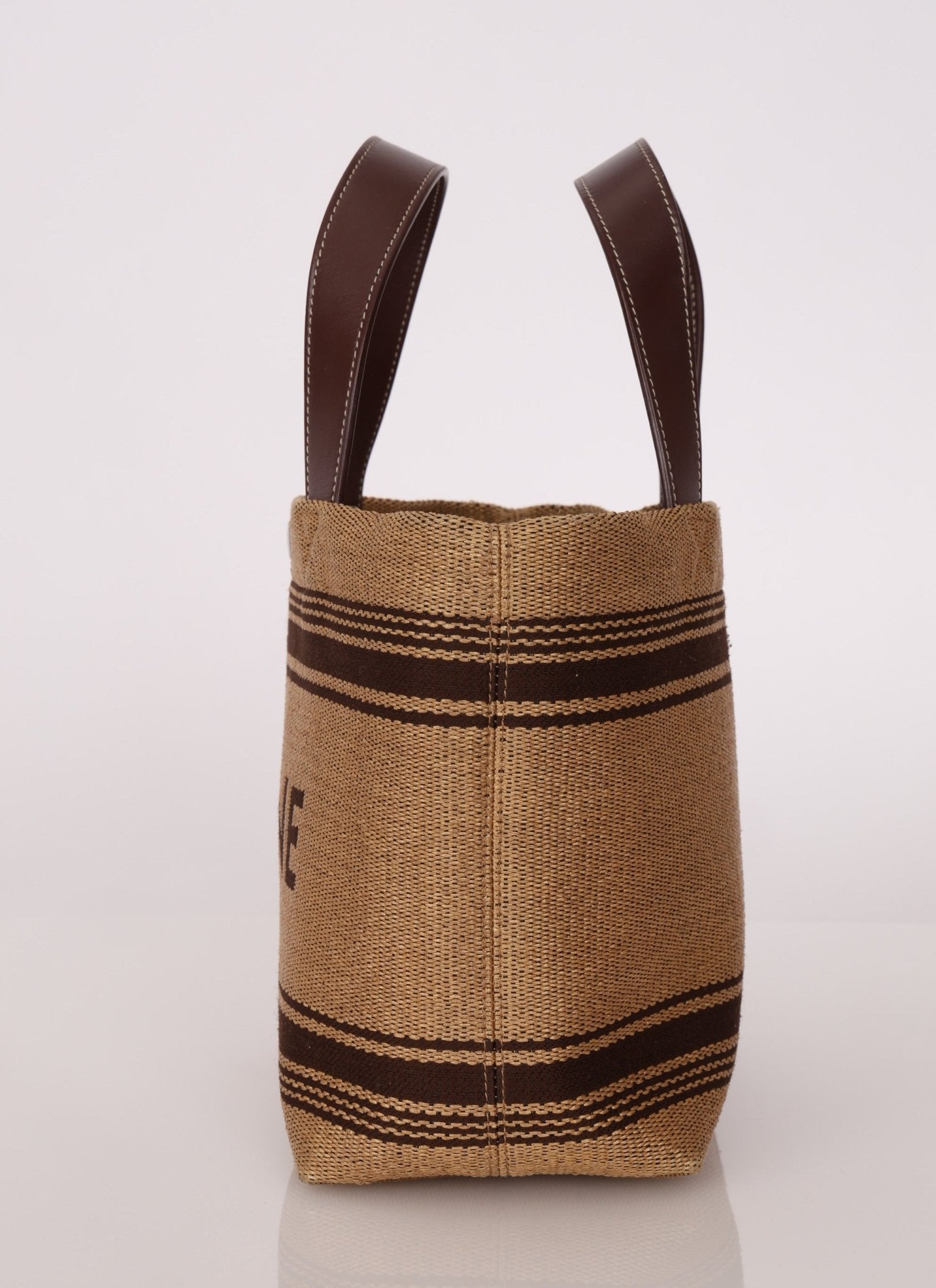 Celine Raffia Cabas Mini Tote - FashioNica