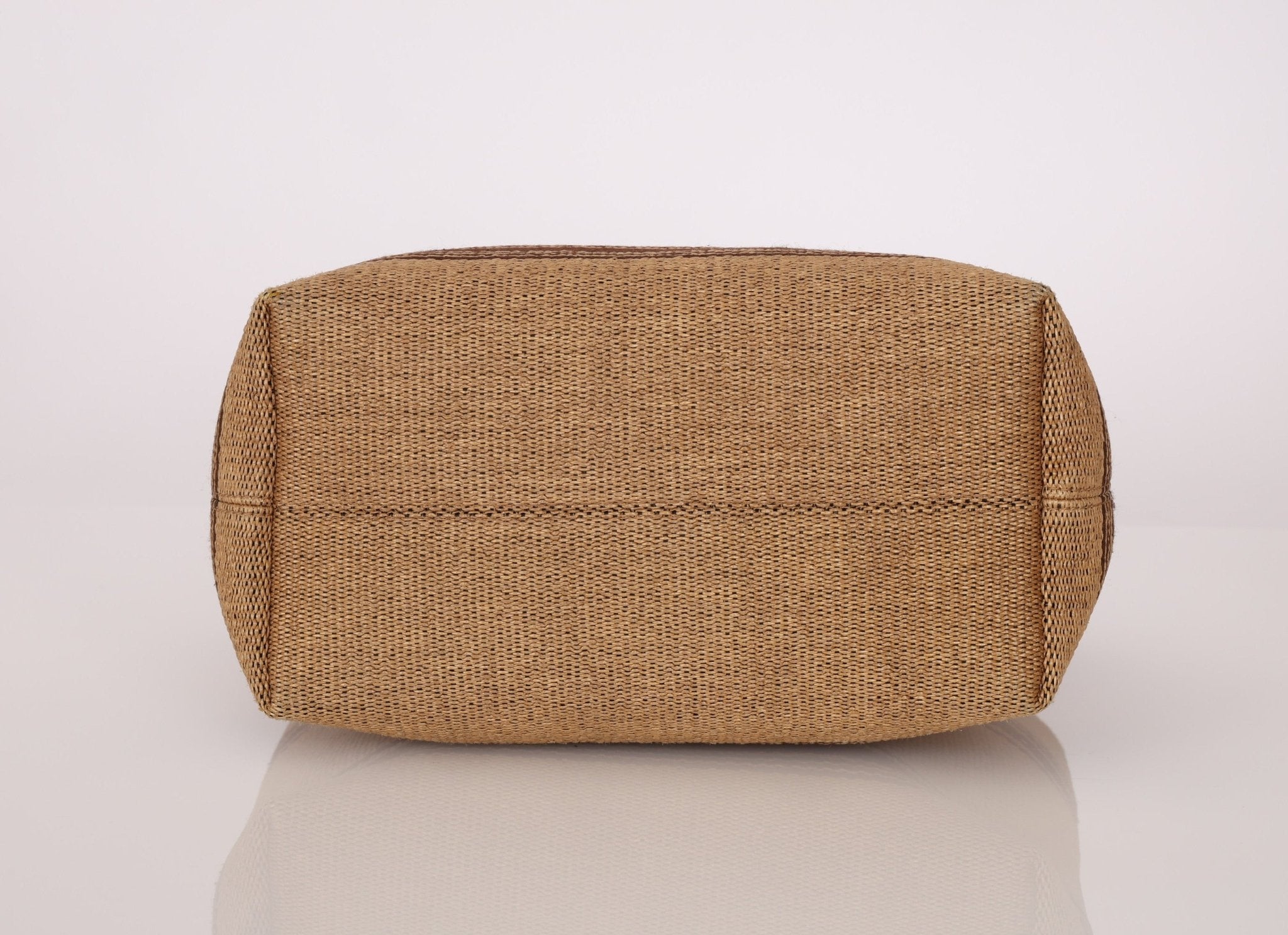 Celine Raffia Cabas Mini Tote - FashioNica