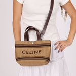Celine Raffia Cabas Mini Tote - FashioNica