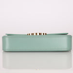 Celine Sea Foam Box Shiny Calfskin Claude Shoulder Bag - FashioNica