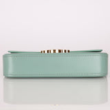 Celine Sea Foam Box Shiny Calfskin Claude Shoulder Bag - FashioNica