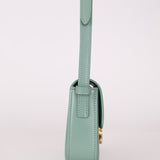 Celine Sea Foam Box Shiny Calfskin Claude Shoulder Bag - FashioNica
