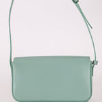 Celine Sea Foam Box Shiny Calfskin Claude Shoulder Bag - FashioNica