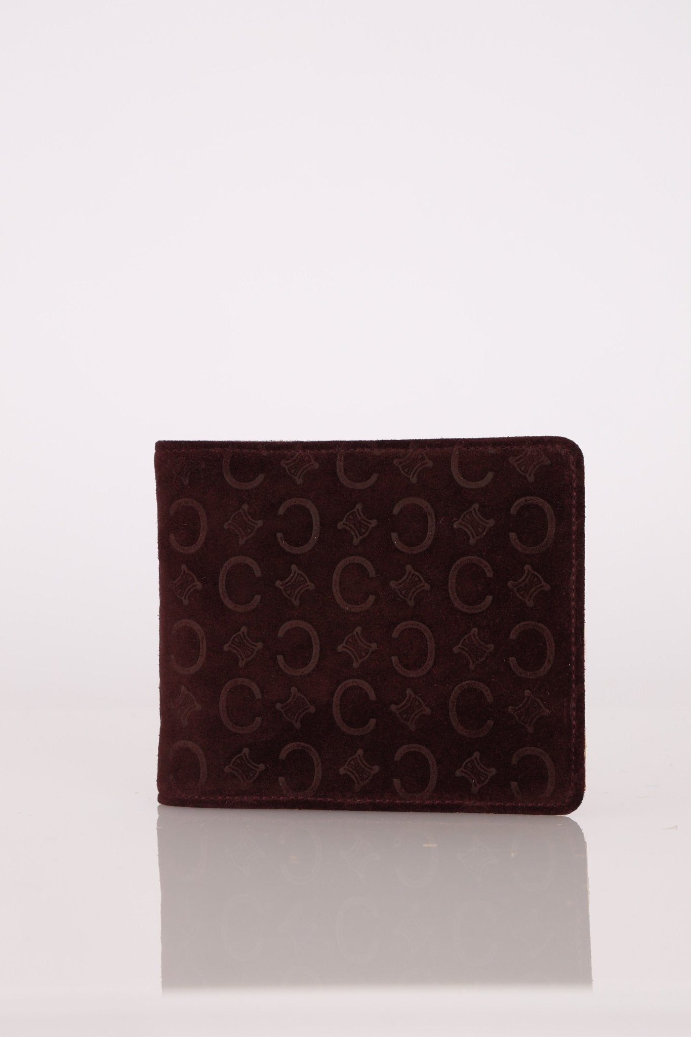 Celine Suede Macadam Bifold Wallet - FashioNica