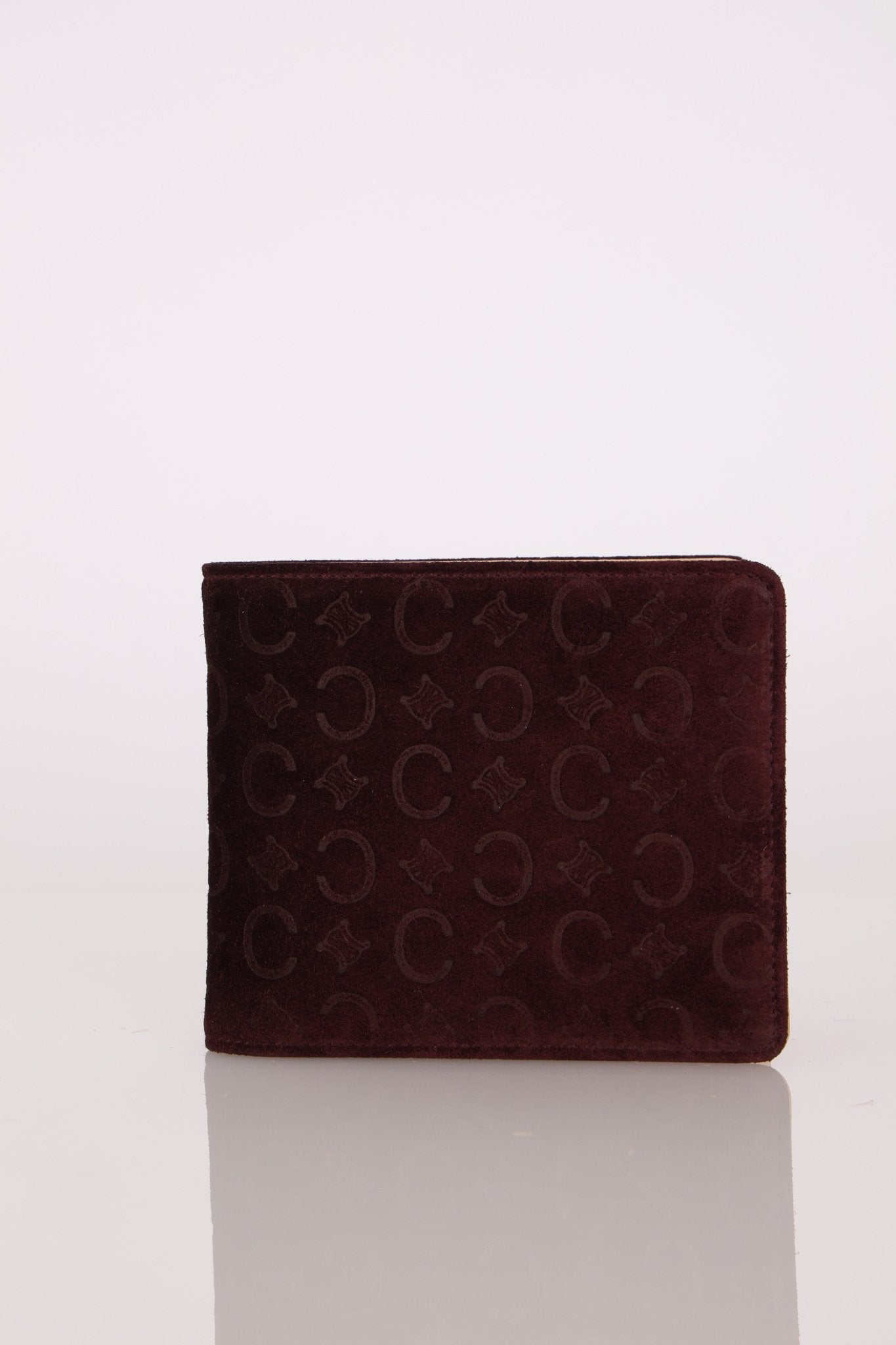 Celine Suede Macadam Bifold Wallet - FashioNica