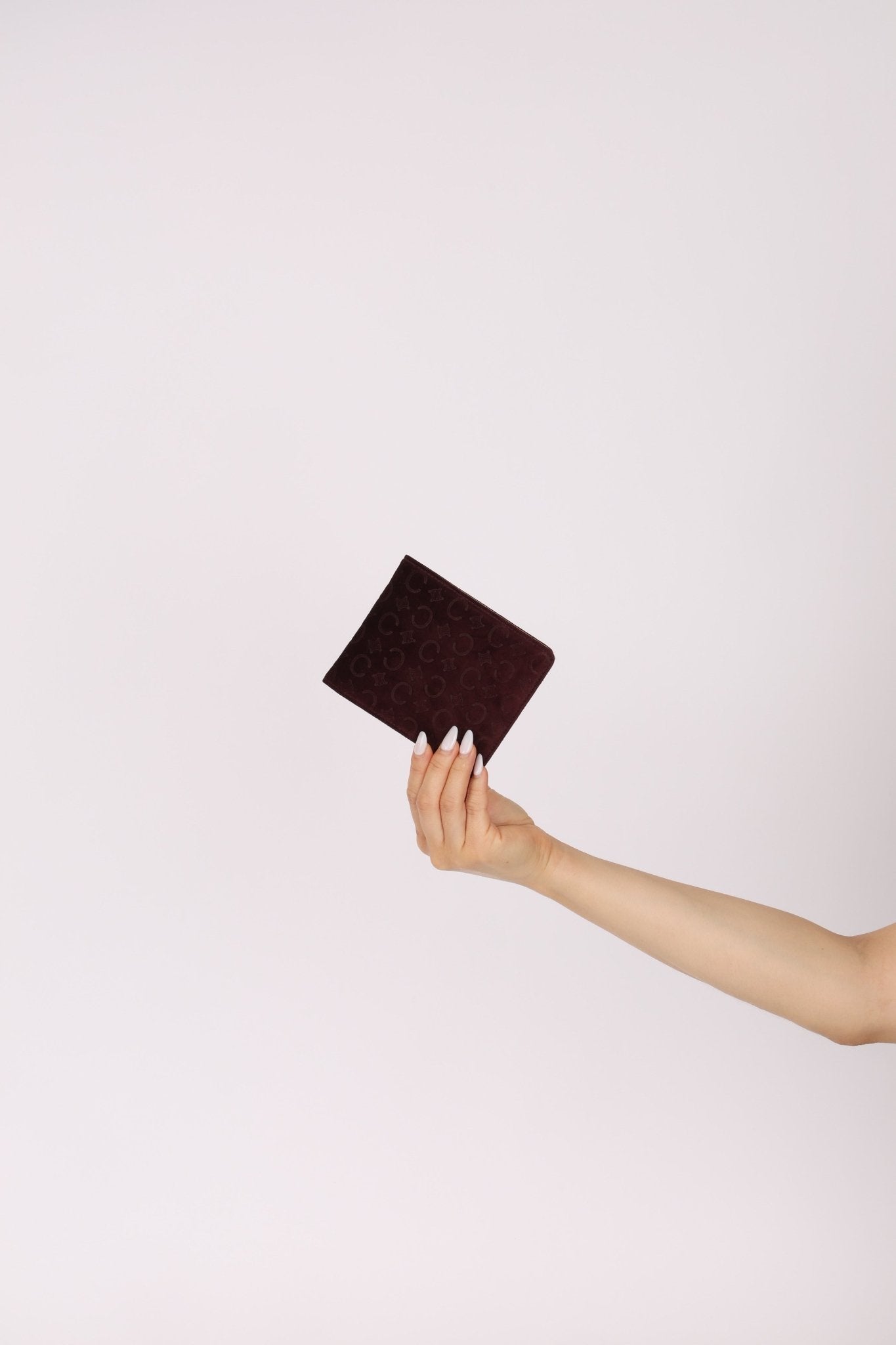 Celine Suede Macadam Bifold Wallet - FashioNica
