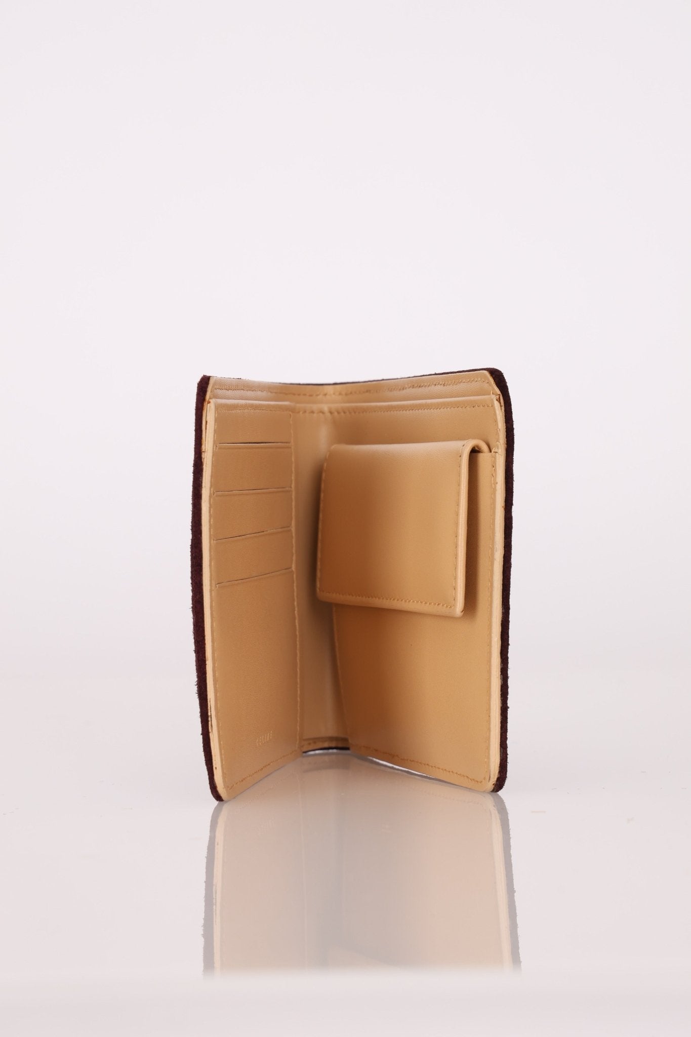 Celine Suede Macadam Bifold Wallet - FashioNica