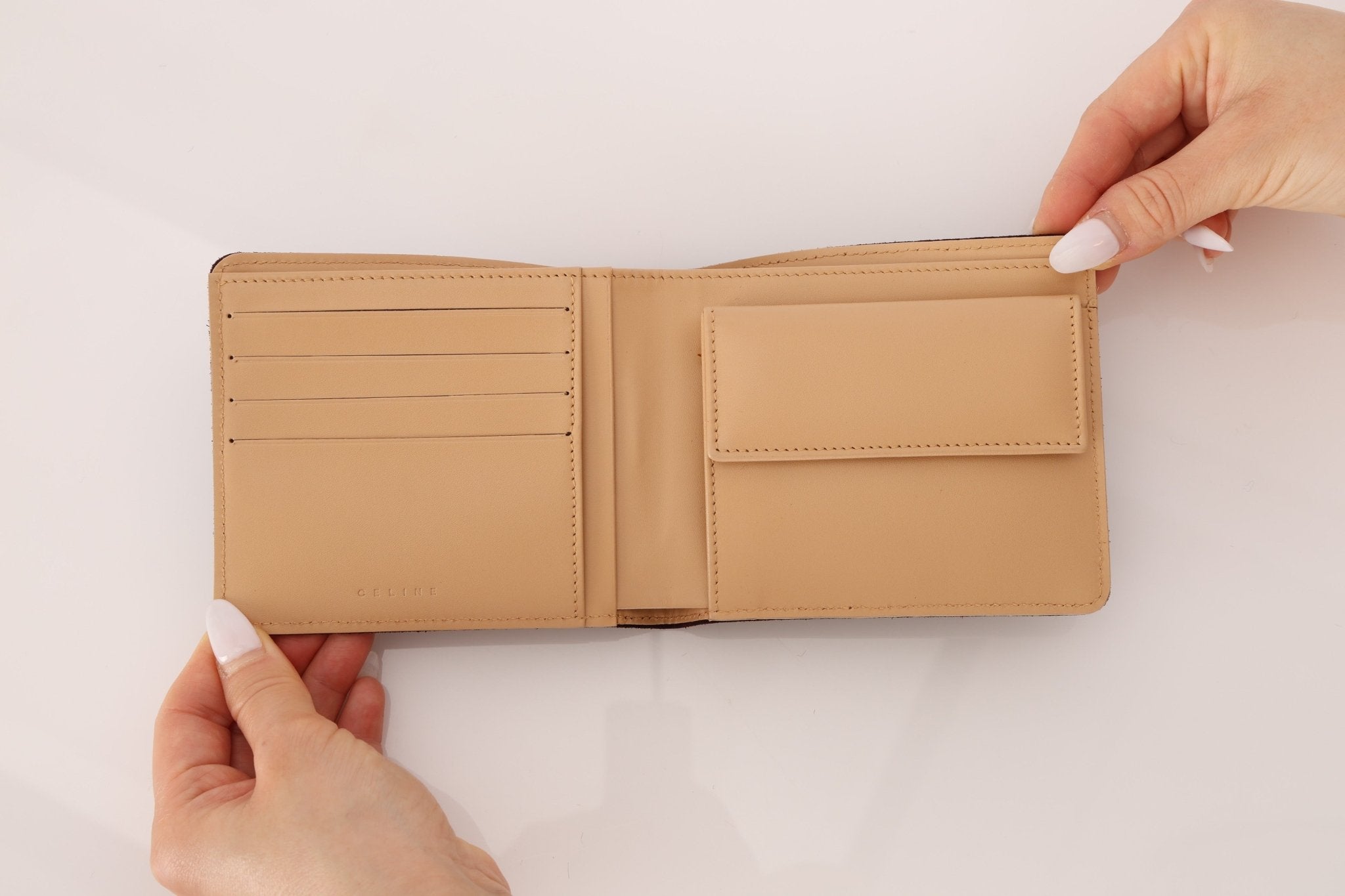 Celine Suede Macadam Bifold Wallet - FashioNica
