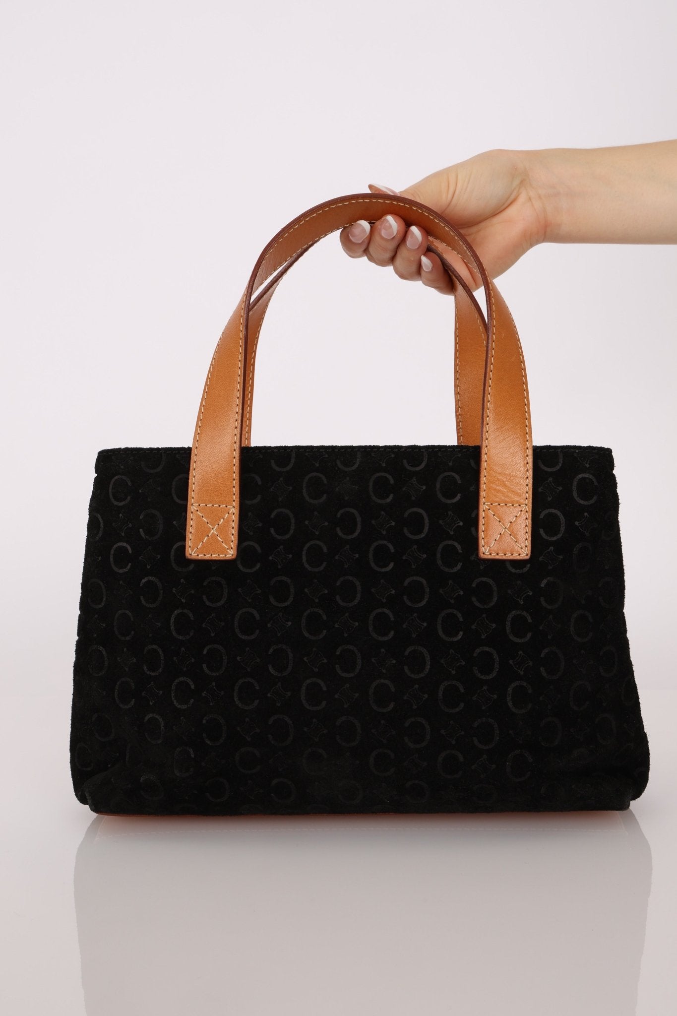 Celine Suede Macadam Tote - FashioNica
