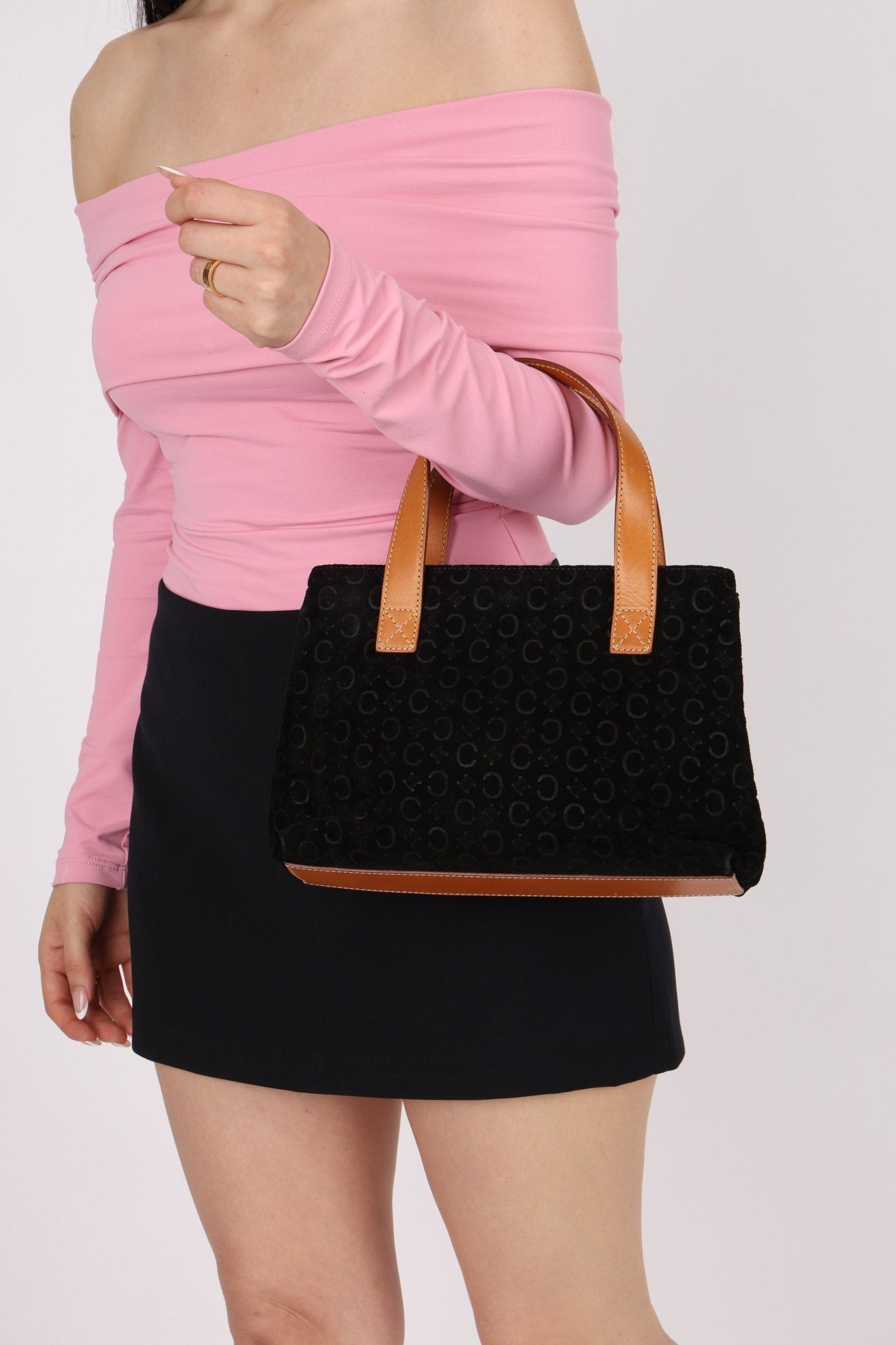 Celine Suede Macadam Tote - FashioNica