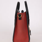 Celine Tri - color Nubuck Nano Luggage Tote - FashioNica