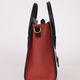 Celine Tri - color Nubuck Nano Luggage Tote - FashioNica