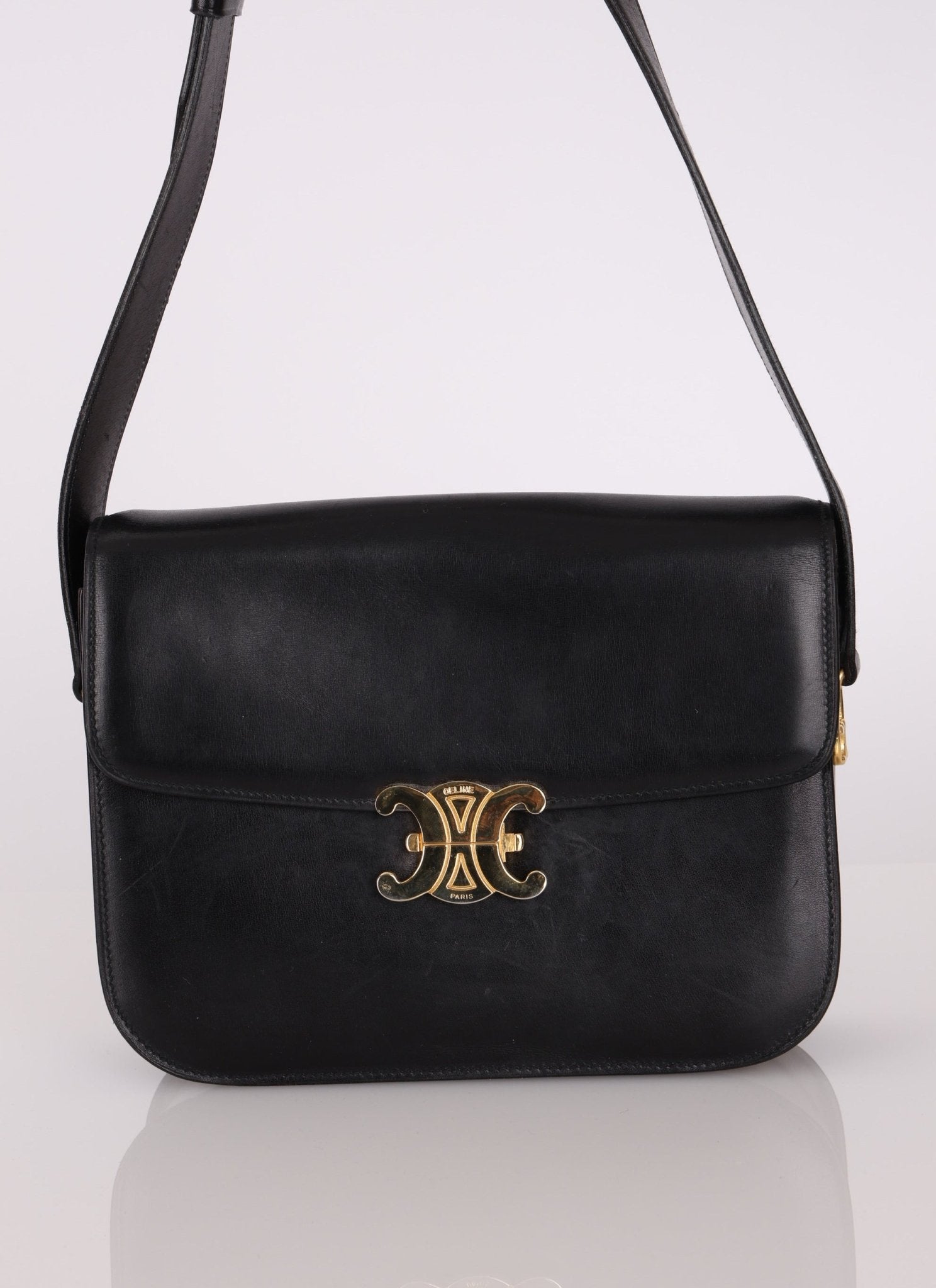 Celine Triomphe Box Shoulder Bag - FashioNica