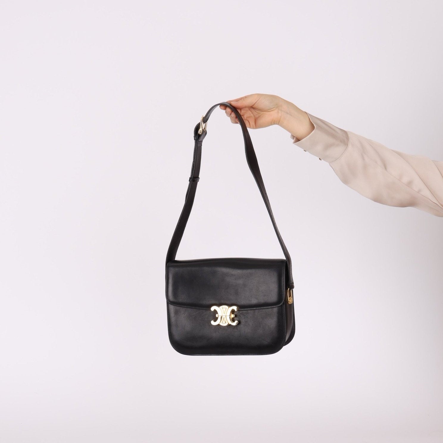Celine Triomphe Box Shoulder Bag - FashioNica