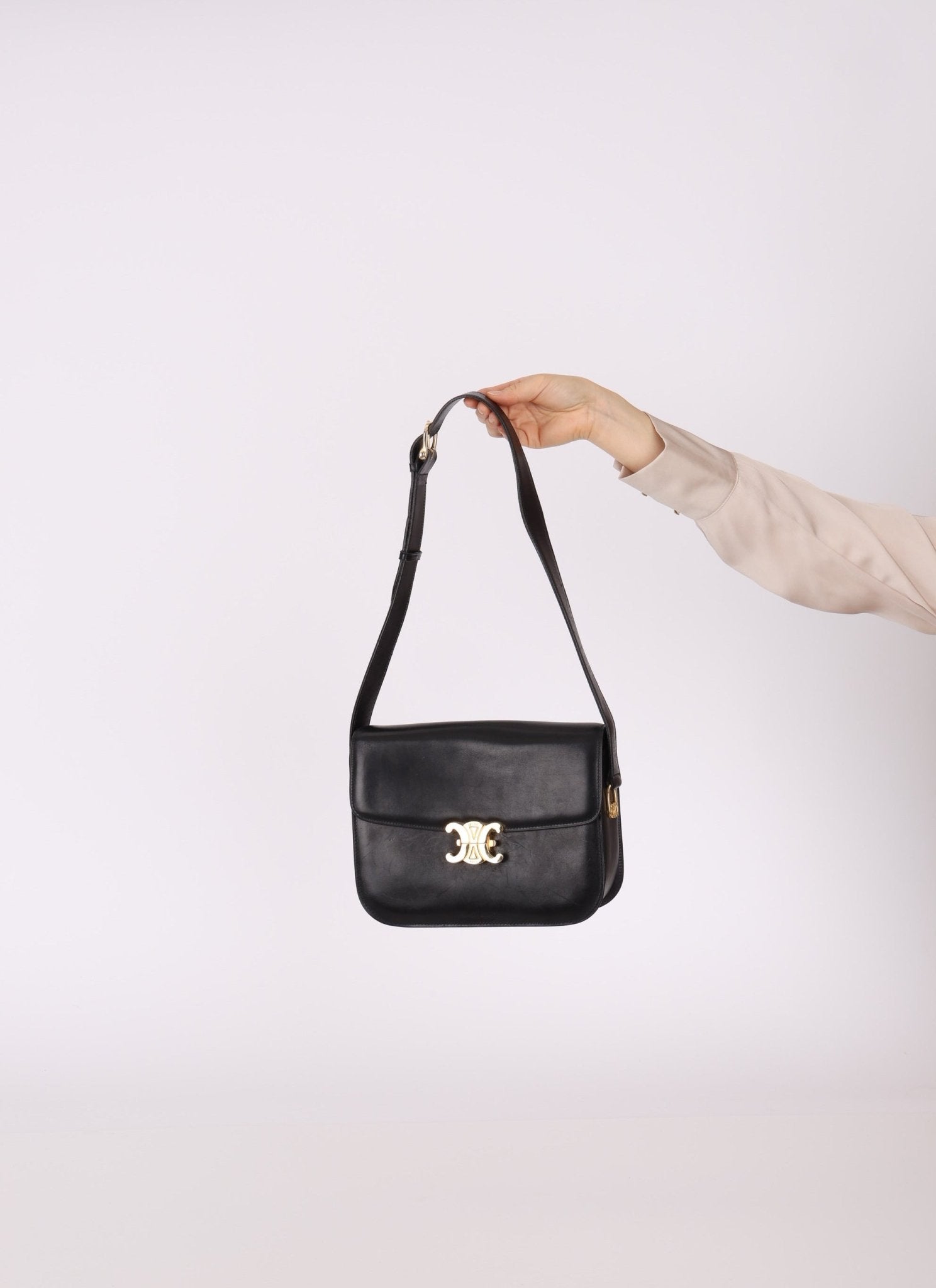 Celine Triomphe Box Shoulder Bag - FashioNica