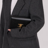 Celine Triomphe Calfskin Wallet on Chain - FashioNica