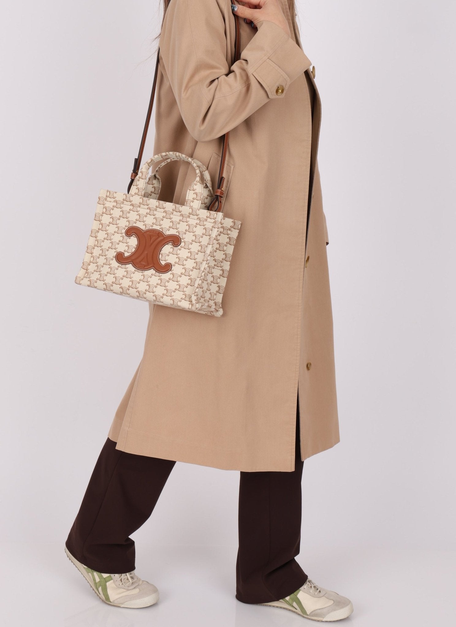 Celine Triomphe Canvas Small Cabas Thais - FashioNica