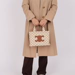 Celine Triomphe Canvas Small Cabas Thais - FashioNica