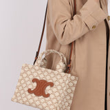 Celine Triomphe Canvas Small Cabas Thais - FashioNica