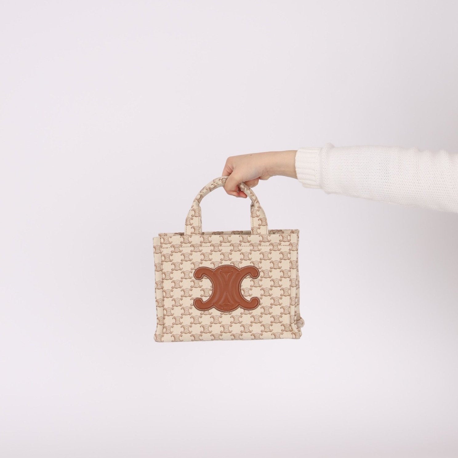 Celine Triomphe Canvas Small Cabas Thais - FashioNica