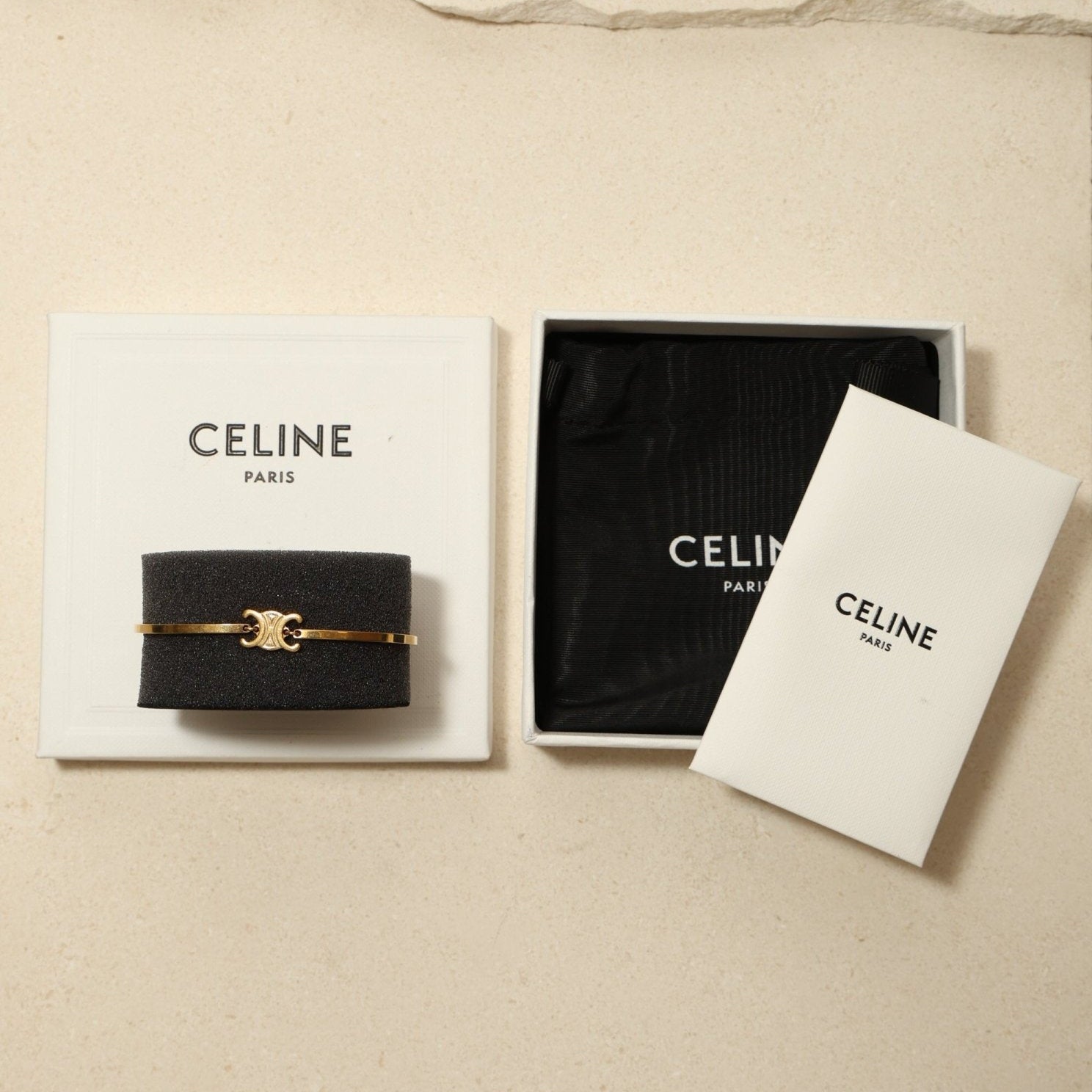 Celine Triomphe Cuff Bracelet - FashioNica