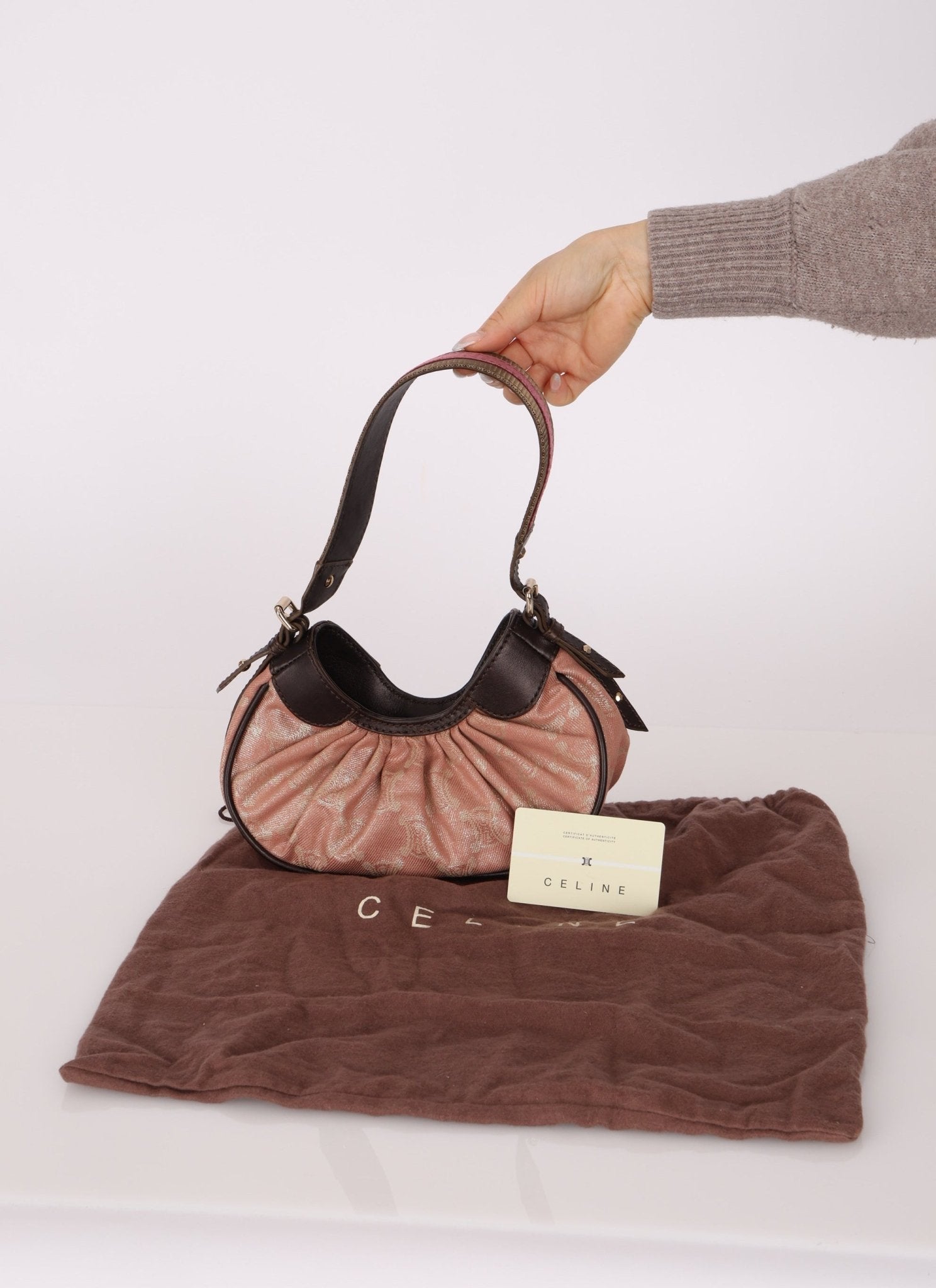 Celine Triomphe Mini Hobo - FashioNica