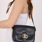 Celine Triomphe Navy Boxcalf Shoulder Bag - FashioNica