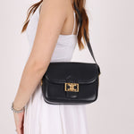 Celine Triomphe Navy Boxcalf Shoulder Bag - FashioNica