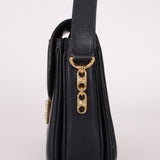 Celine Triomphe Navy Boxcalf Shoulder Bag - FashioNica