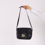 Celine Triomphe Navy Boxcalf Shoulder Bag - FashioNica