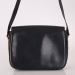 Celine Triomphe Navy Boxcalf Shoulder Bag - FashioNica