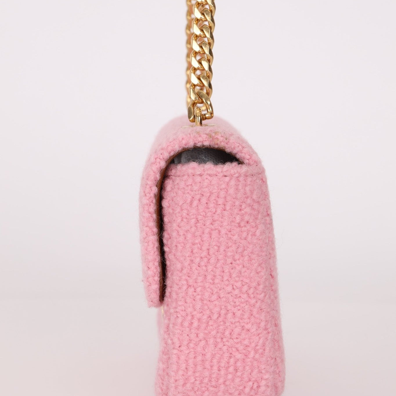 Celine Tweed Bouclé Triomphe Claude Bag - FashioNica