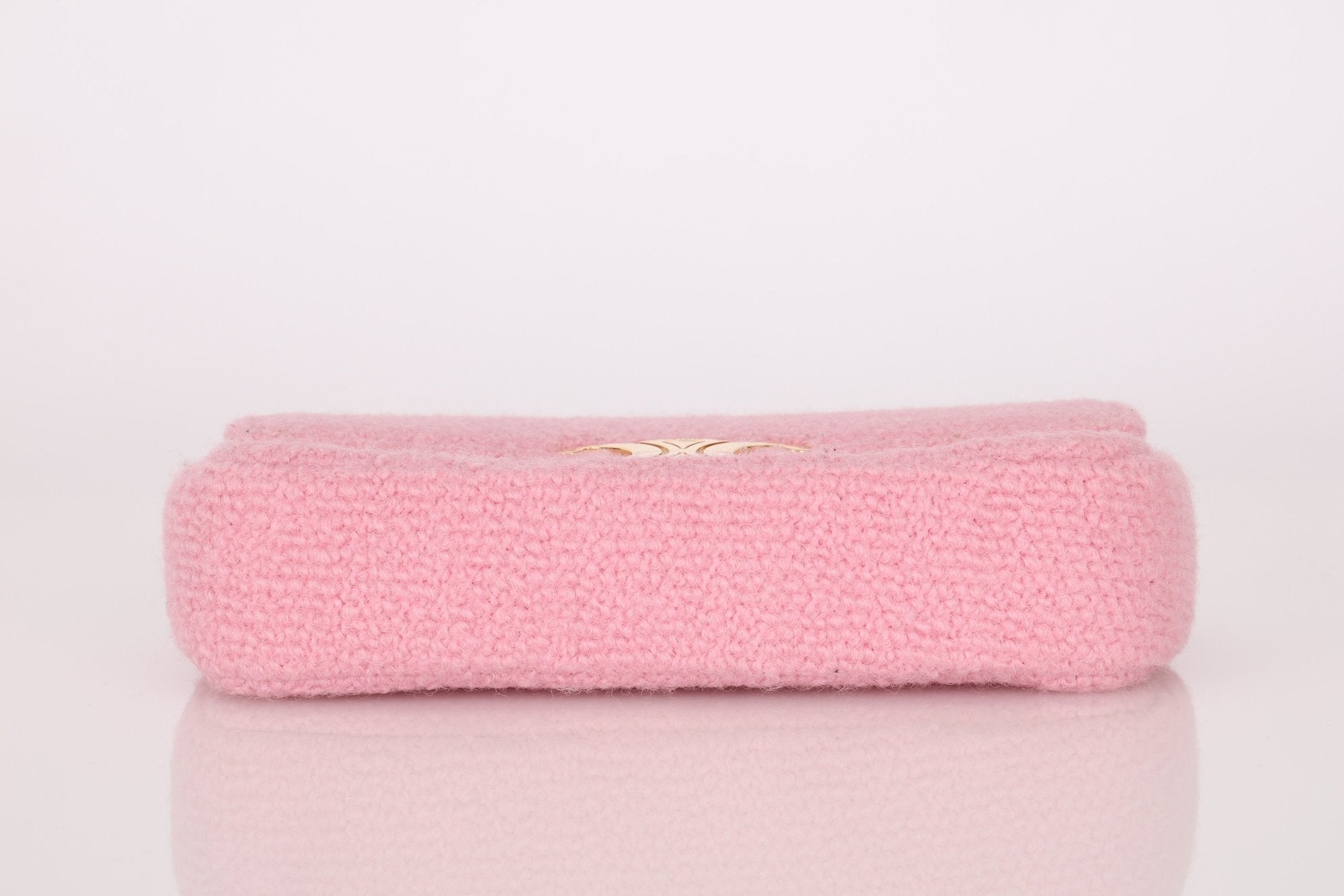 Celine Tweed Bouclé Triomphe Claude Bag - FashioNica