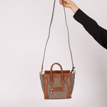 Celine Tweed Check Luggage Nano Bag - FashioNica
