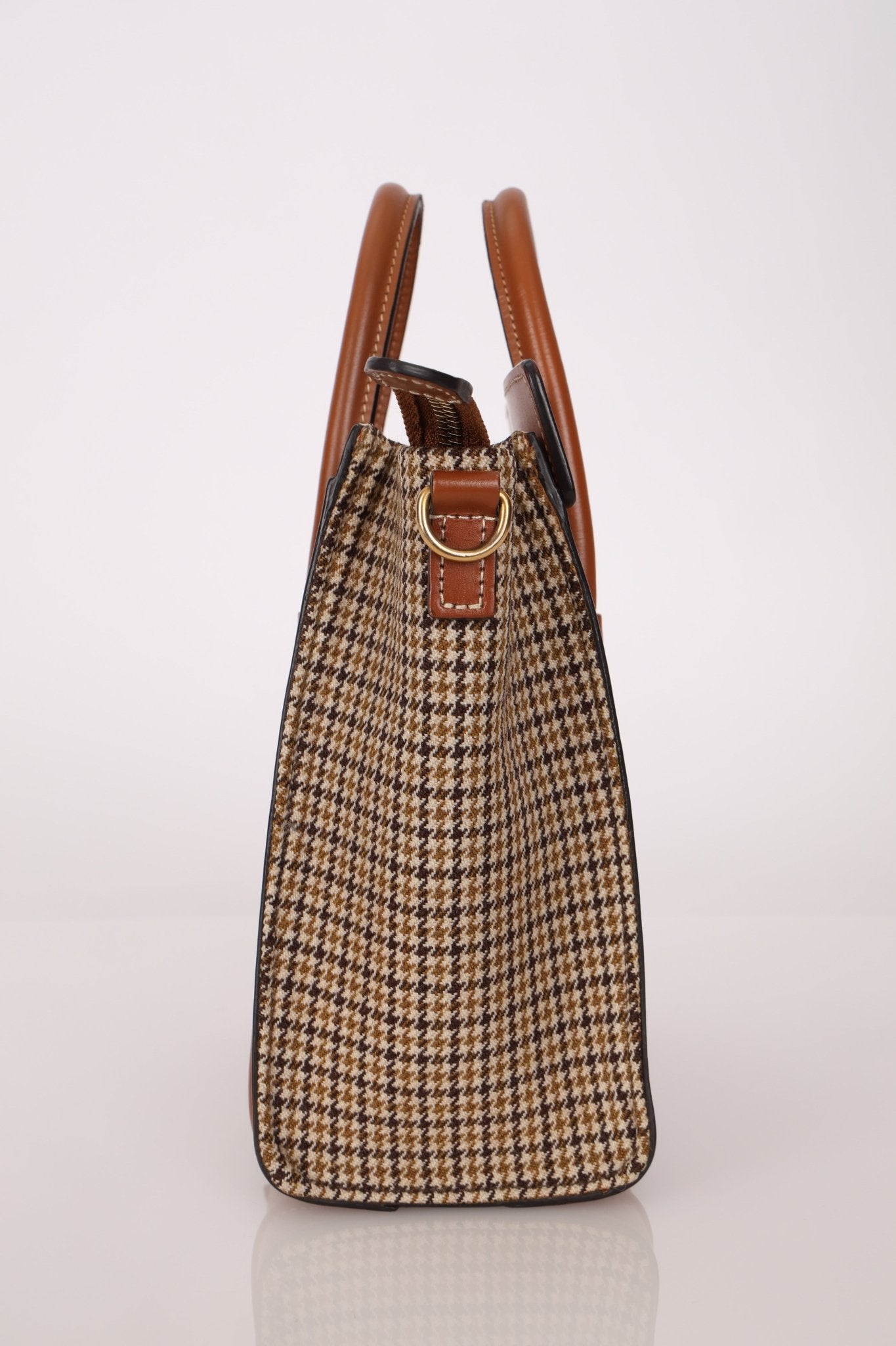 Celine Tweed Check Luggage Nano Bag - FashioNica
