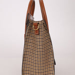 Celine Tweed Check Luggage Nano Bag - FashioNica