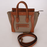 Celine Tweed Check Luggage Nano Bag - FashioNica