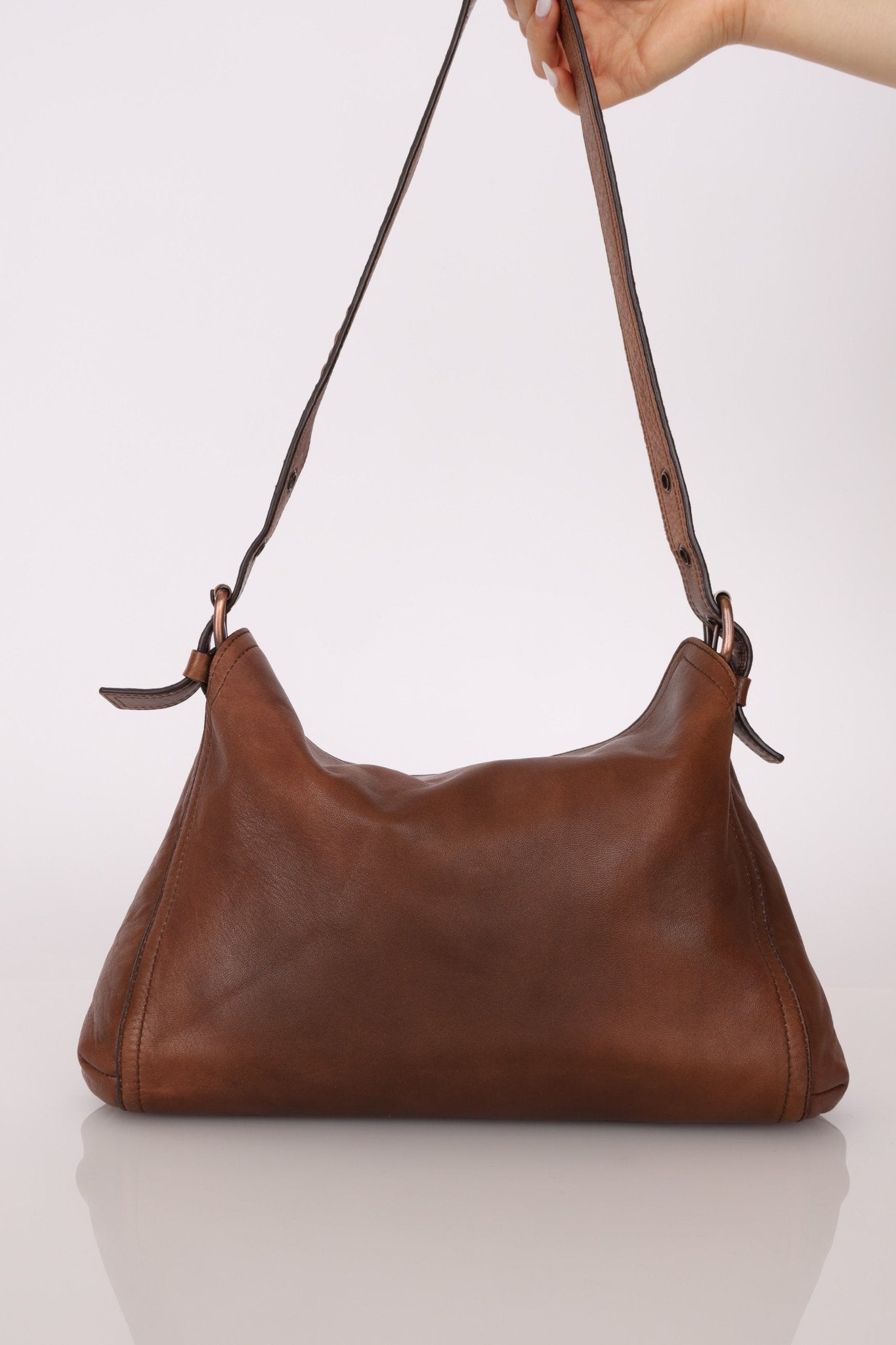 Celine Vintage Macadam Stud and Applique Hobo - FashioNica