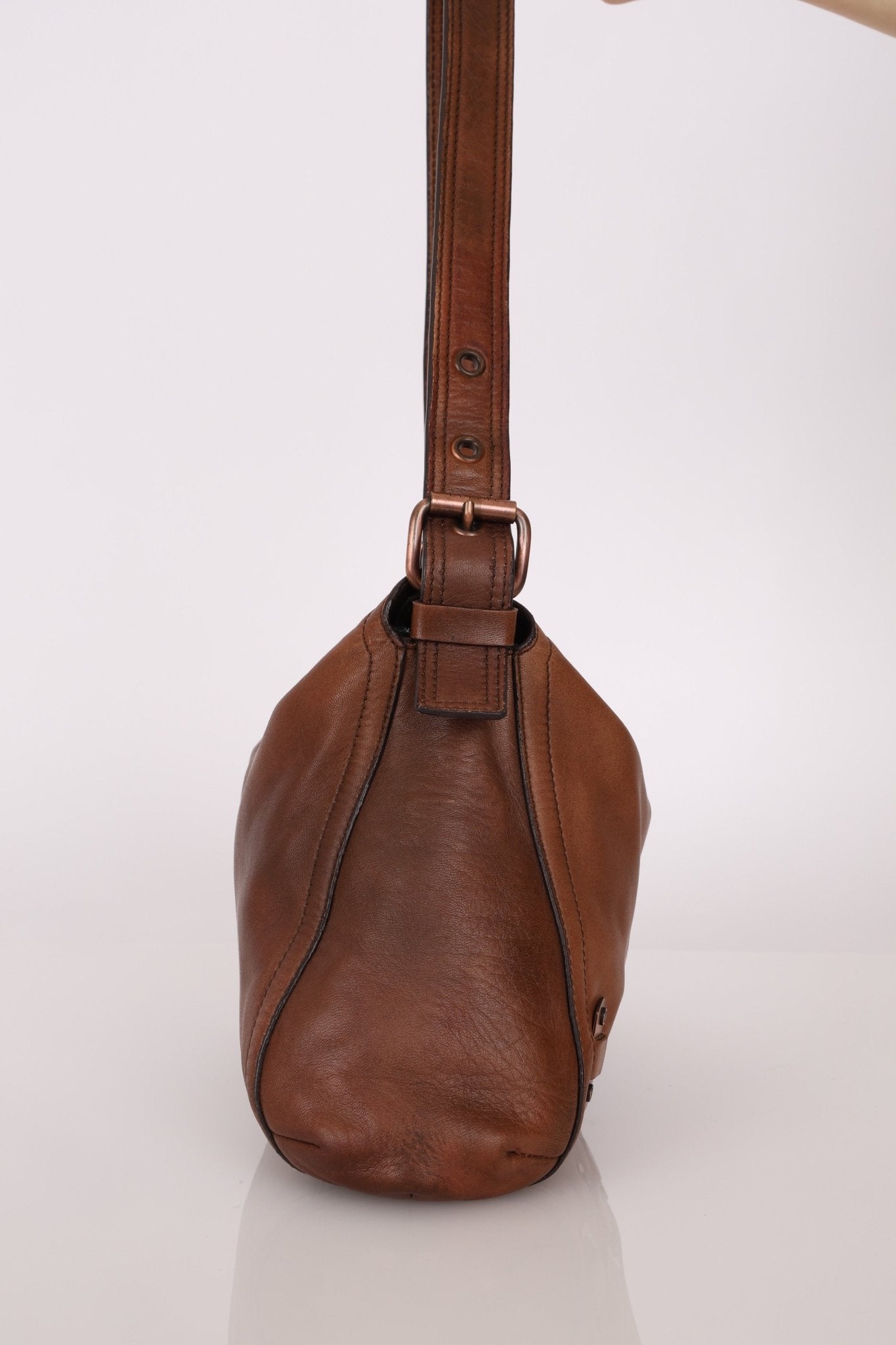 Celine Vintage Macadam Stud and Applique Hobo - FashioNica