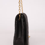 Chanel 1980s Lambskin Mini Bijoux Chain Turnlock Full Flap - FashioNica