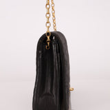 Chanel 1980s Lambskin Mini Bijoux Chain Turnlock Full Flap - FashioNica