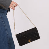 Chanel 1980s Lambskin Mini Bijoux Chain Turnlock Full Flap - FashioNica