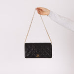 Chanel 1980s Lambskin Mini Bijoux Chain Turnlock Full Flap - FashioNica