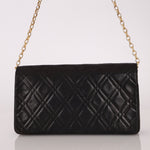 Chanel 1980s Lambskin Mini Bijoux Chain Turnlock Full Flap - FashioNica